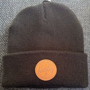 Hurley Black Beanie Hat